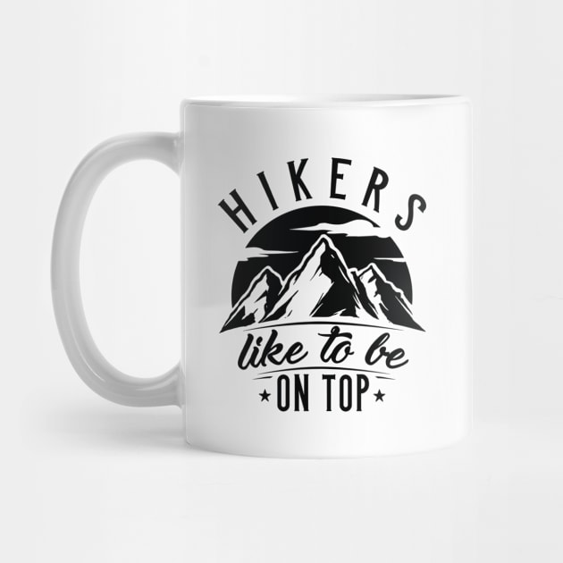 Hikers Like To Be On Top by LuckyFoxDesigns